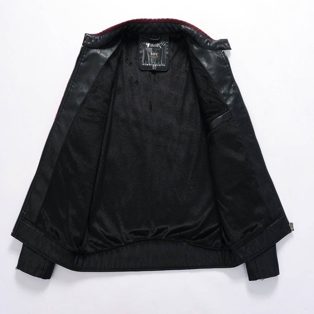 Sporty Leather Jacket Motorcycle Speed Racing Jacket – Biker Forward