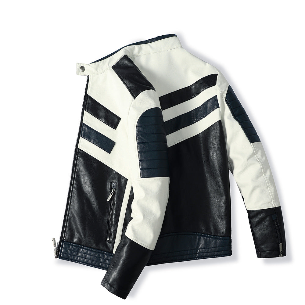 Sporty Leather Jacket Motorcycle Speed Racing Jacket – Biker Forward