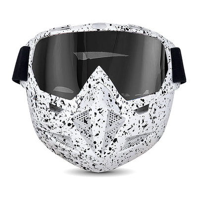 Motorcycle Goggles with Cool Detachable Face Shield