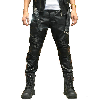 Motorcycle Leather Pants With Protection Gear – Biker Forward
