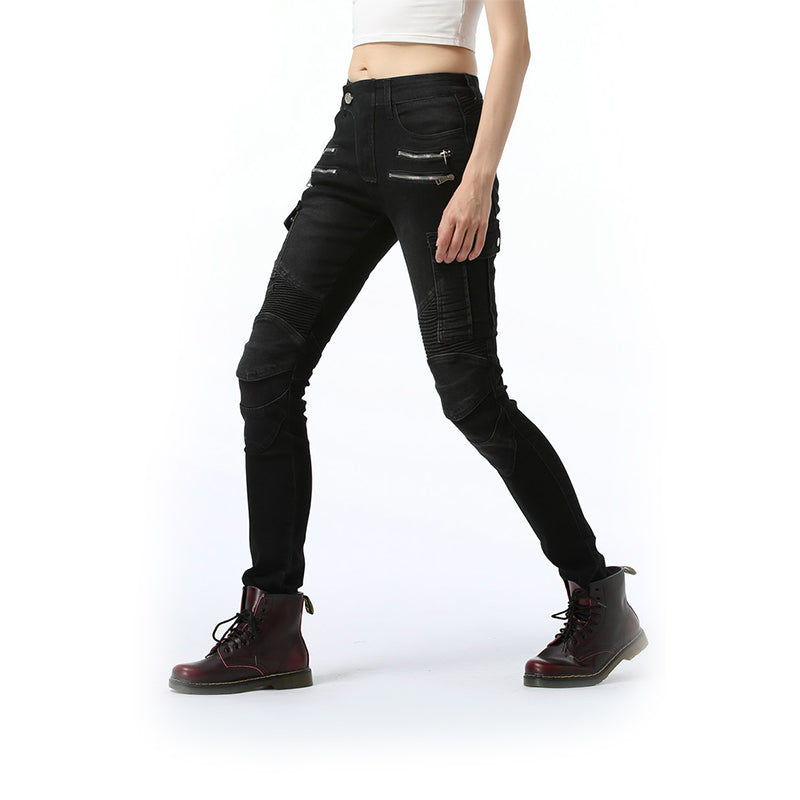 Fierce 4 Women Motorcycle Jeans with Armor Protector
