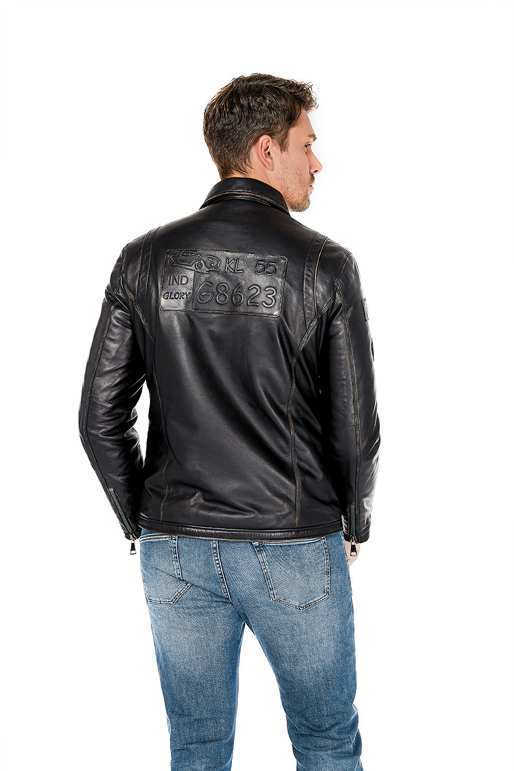 Eagle CM1 Men's Motorcycle Genuine Leather Jacket