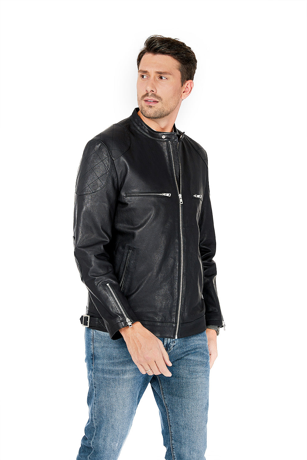 Eagle CM2 Men's Genuine Leather Jacket – Biker Forward
