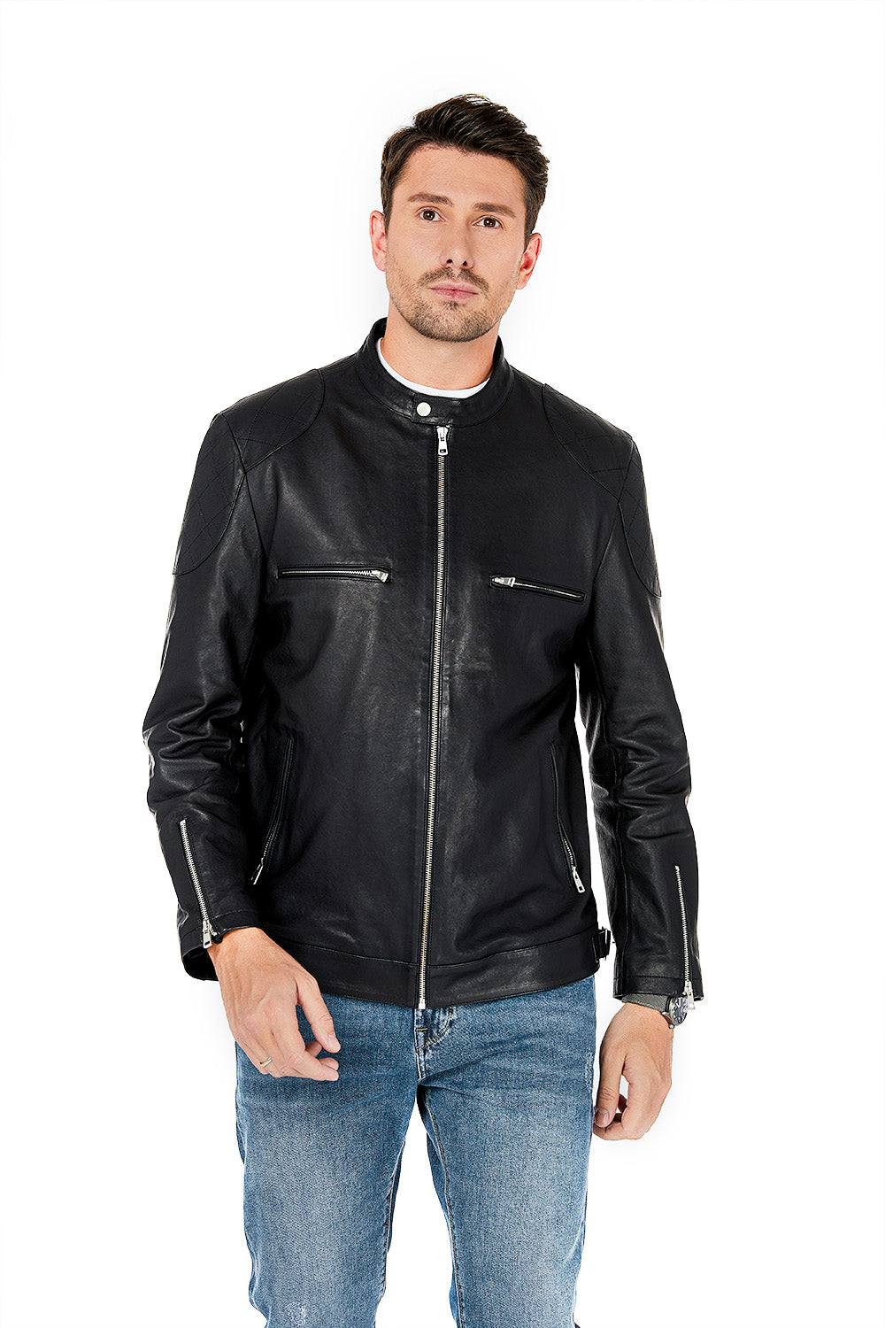 Eagle CM2 Men's Genuine Leather Jacket – Biker Forward