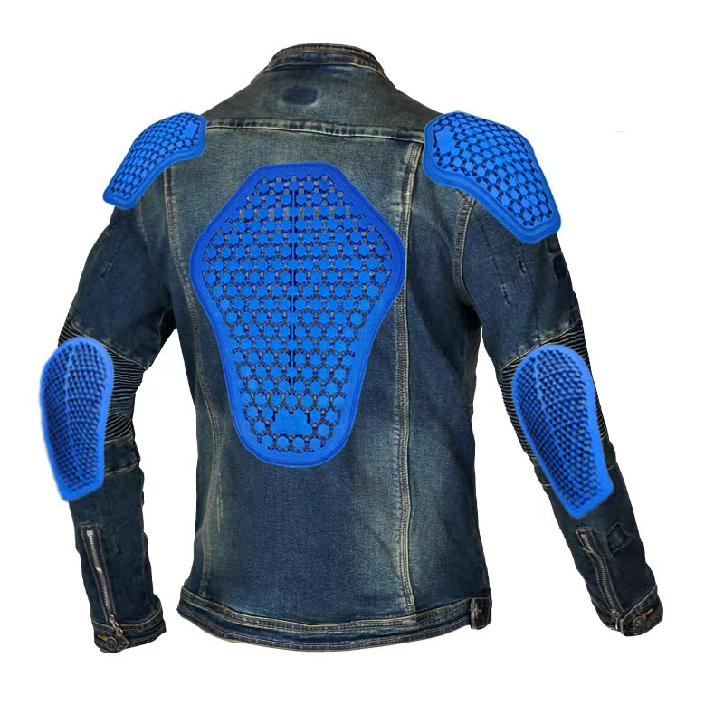 Motorcycle Armored Denim Jacket