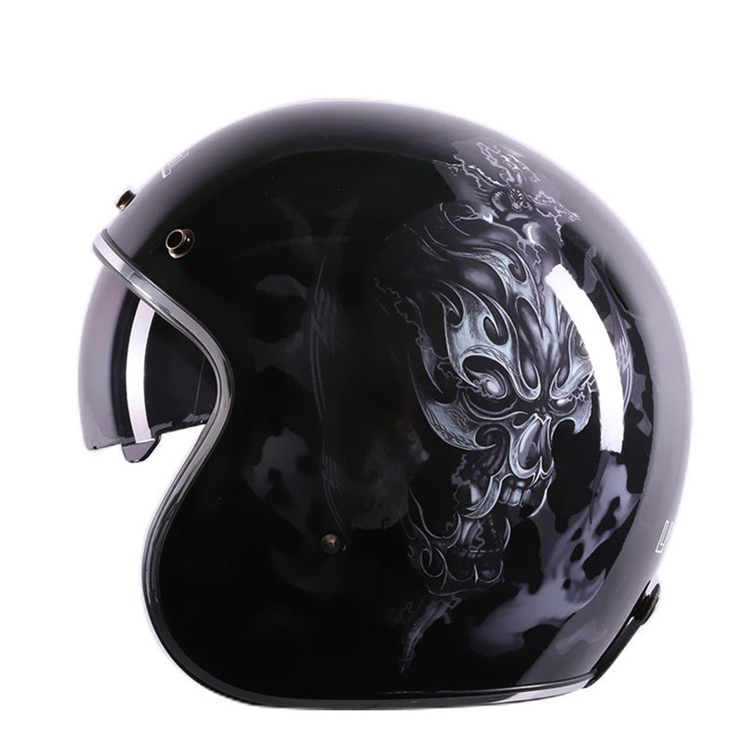 Retro 3/4 Open Face Helmet