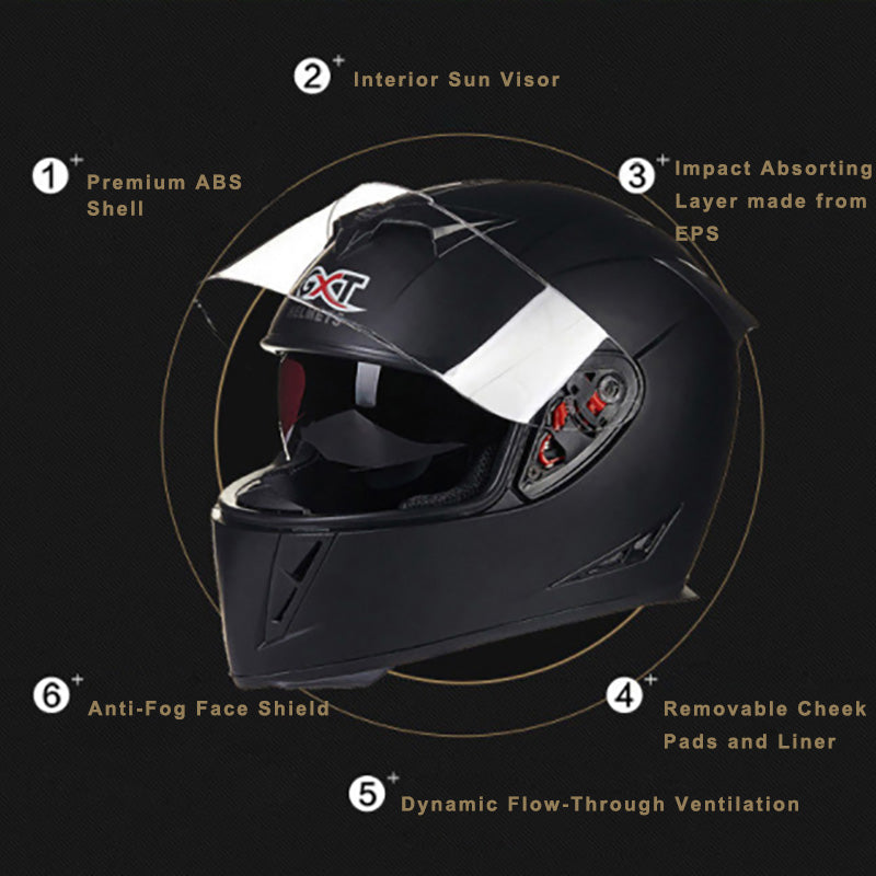 Classic Full Face Helmet Motorcycle Racing Helmet