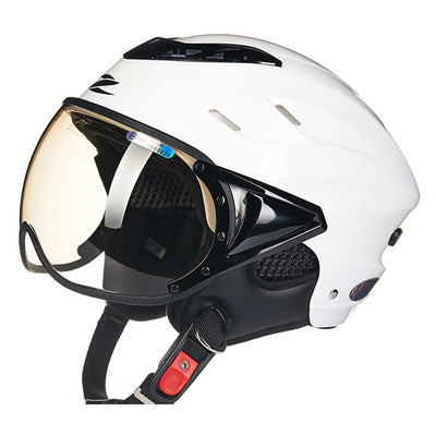 Half Open Face Helmet with Sun Visor