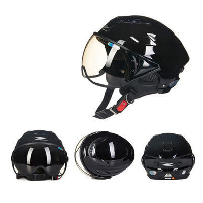 Half Open Face Helmet with Sun Visor