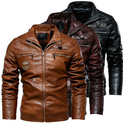 Biker Forward Men's Leather Jacket